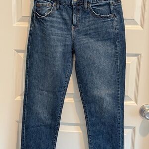 Universal Thread Women's Straight Leg Jeans - Dark Blue